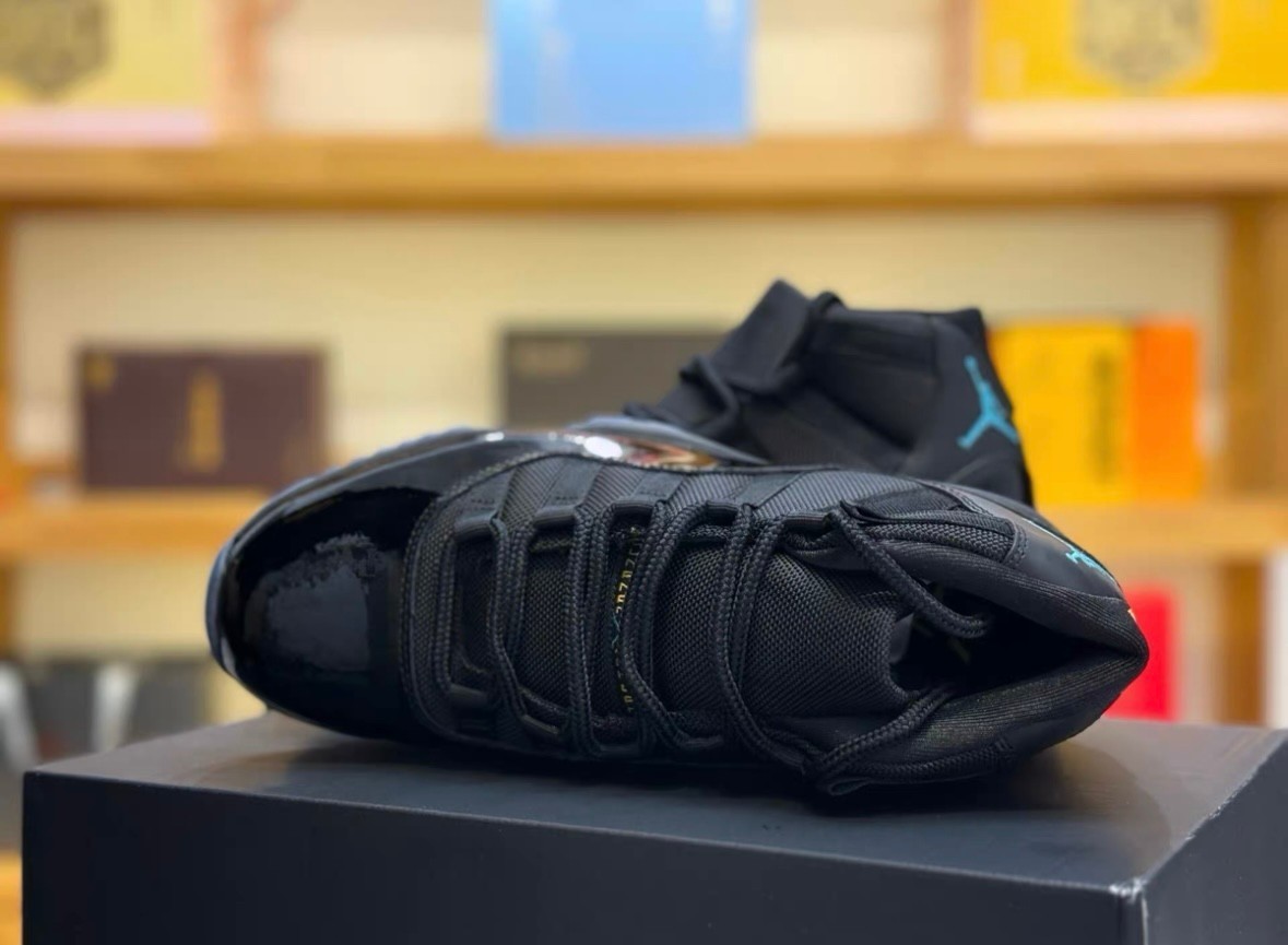 Jordan 11 “Gamma Blue” High Top Men’s Basketball Shoe