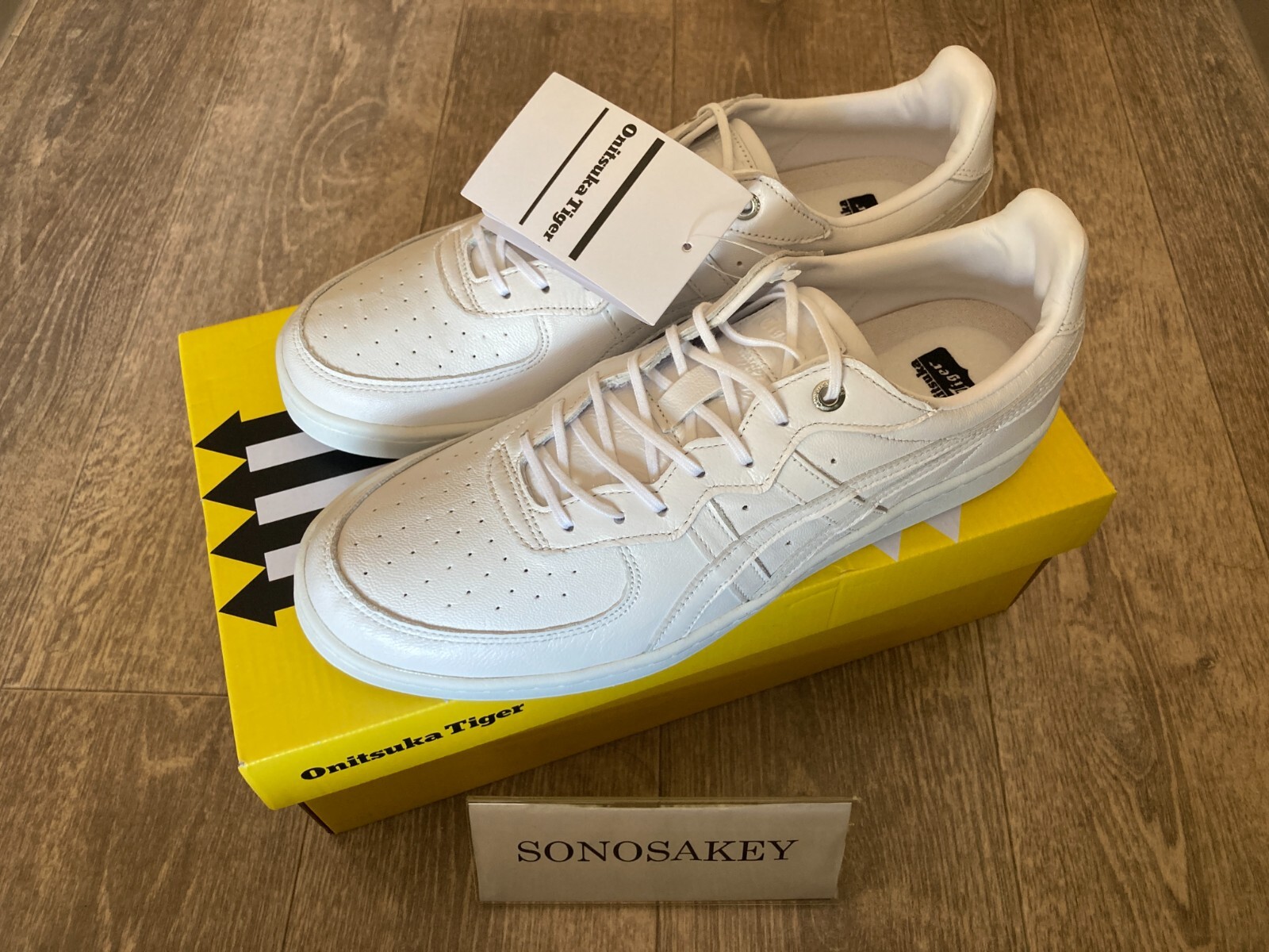 Onitsuka Tiger GSM SD 1183A803 107 WHITE/WHITE New in Box from Japan