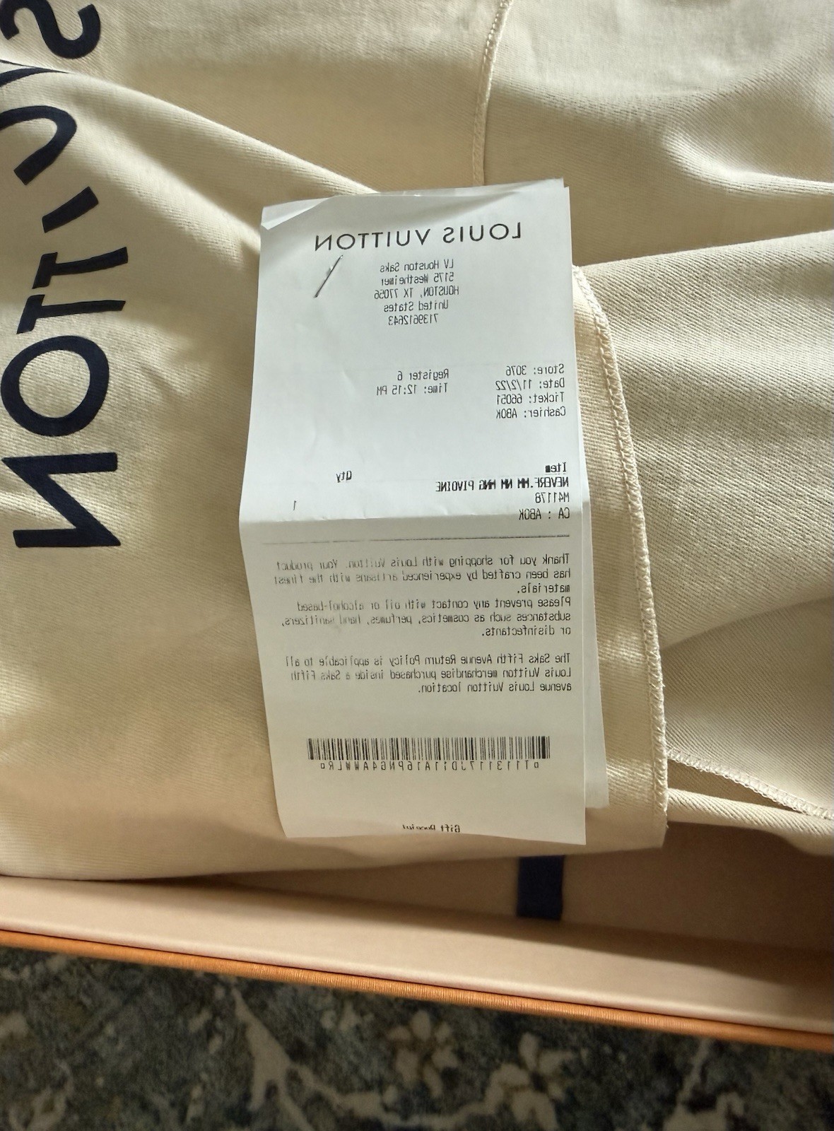 Louis Vuitton Monogram Tote Bag Neverfull