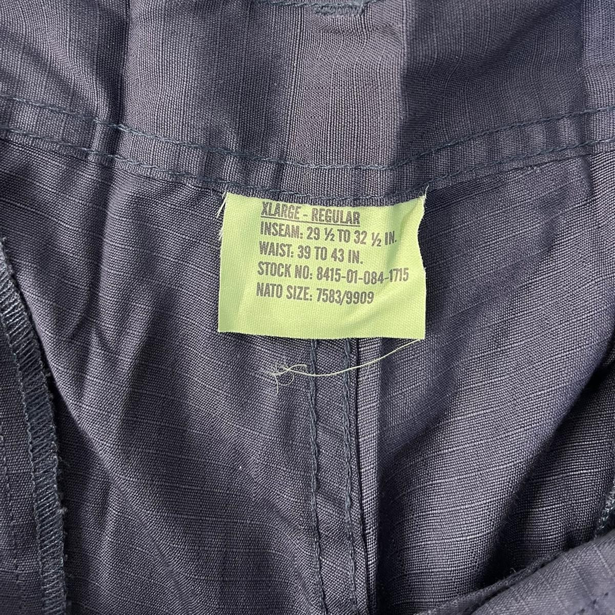 Borderline Special Force BDU Pants Navy Blue Ripstop Cargo Military Tactical XL
