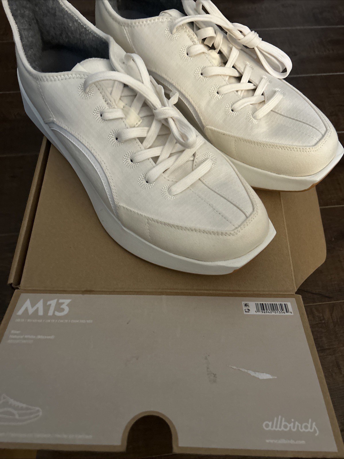 allbirds mens 13 Natural White Blizzard