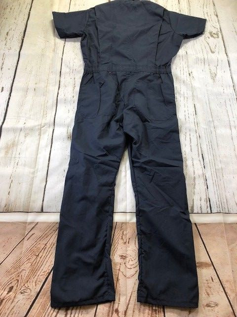 Red Kap Speedsuit Navy Short / Long Sleeve Zip-Front Work Coverall Action Back