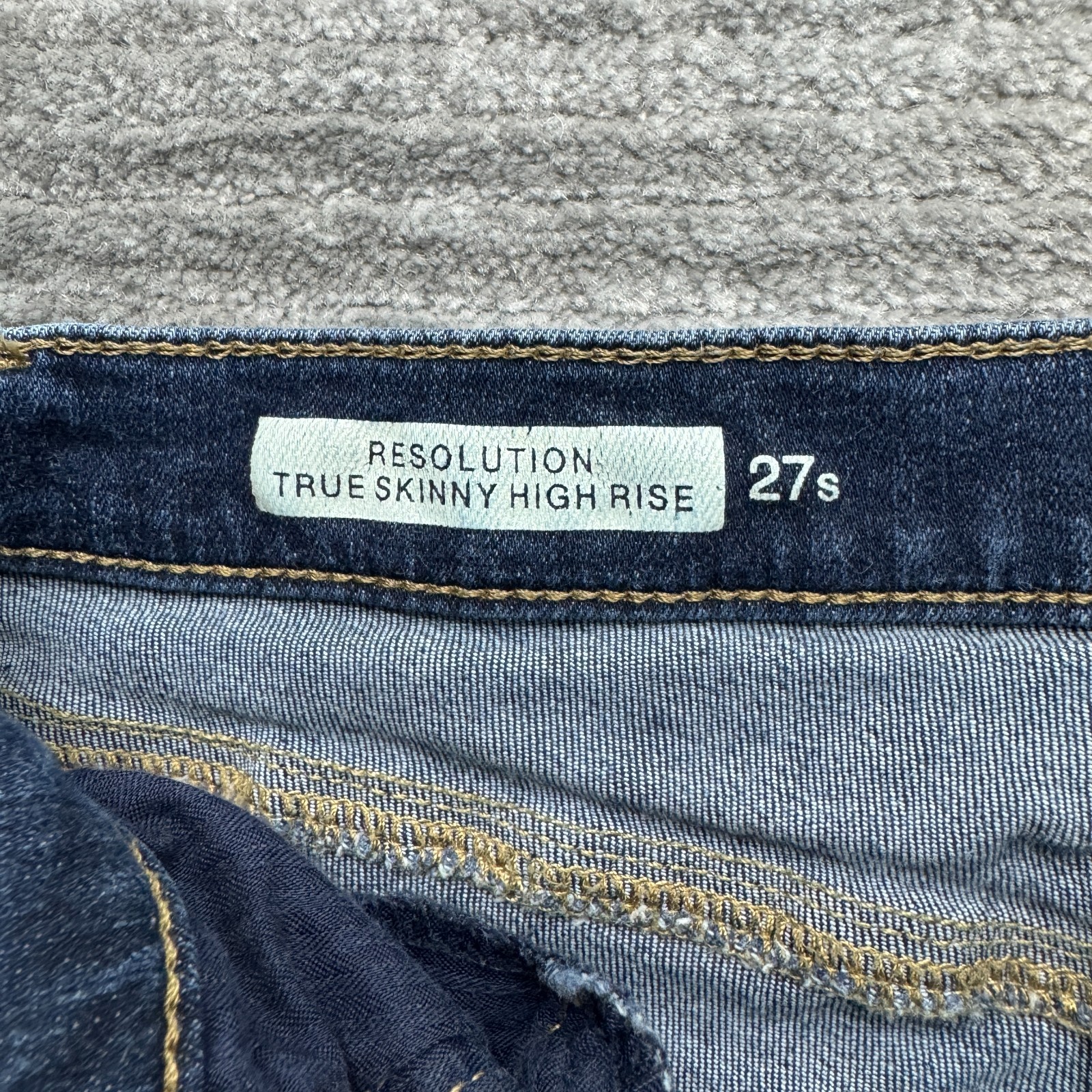 Gap Jeans Size 27s Womens Resolution True Skinny High Rise Blue Denim
