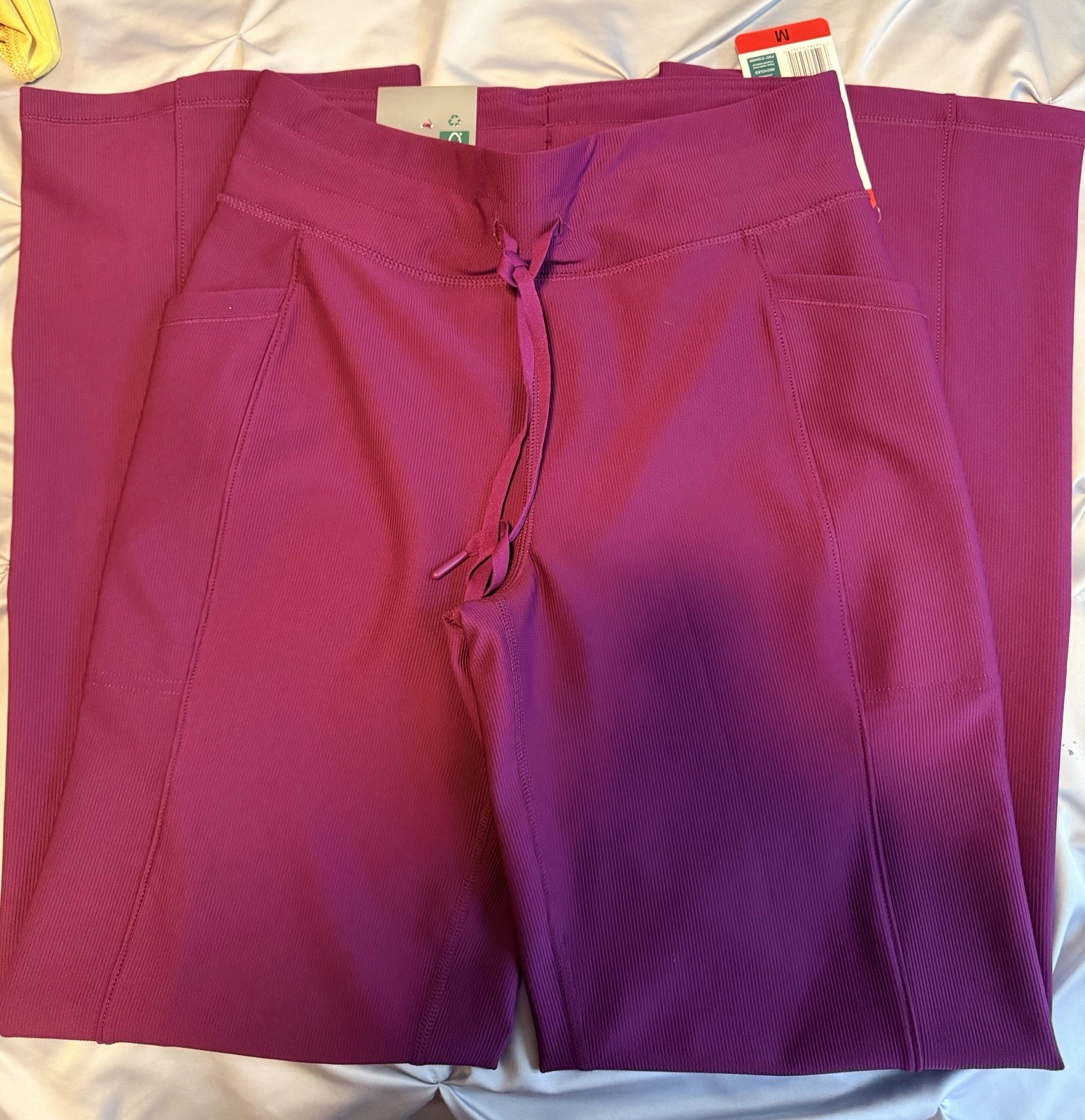 32 degrees Purple Size M Solid Drawstring Knit Poly Blend