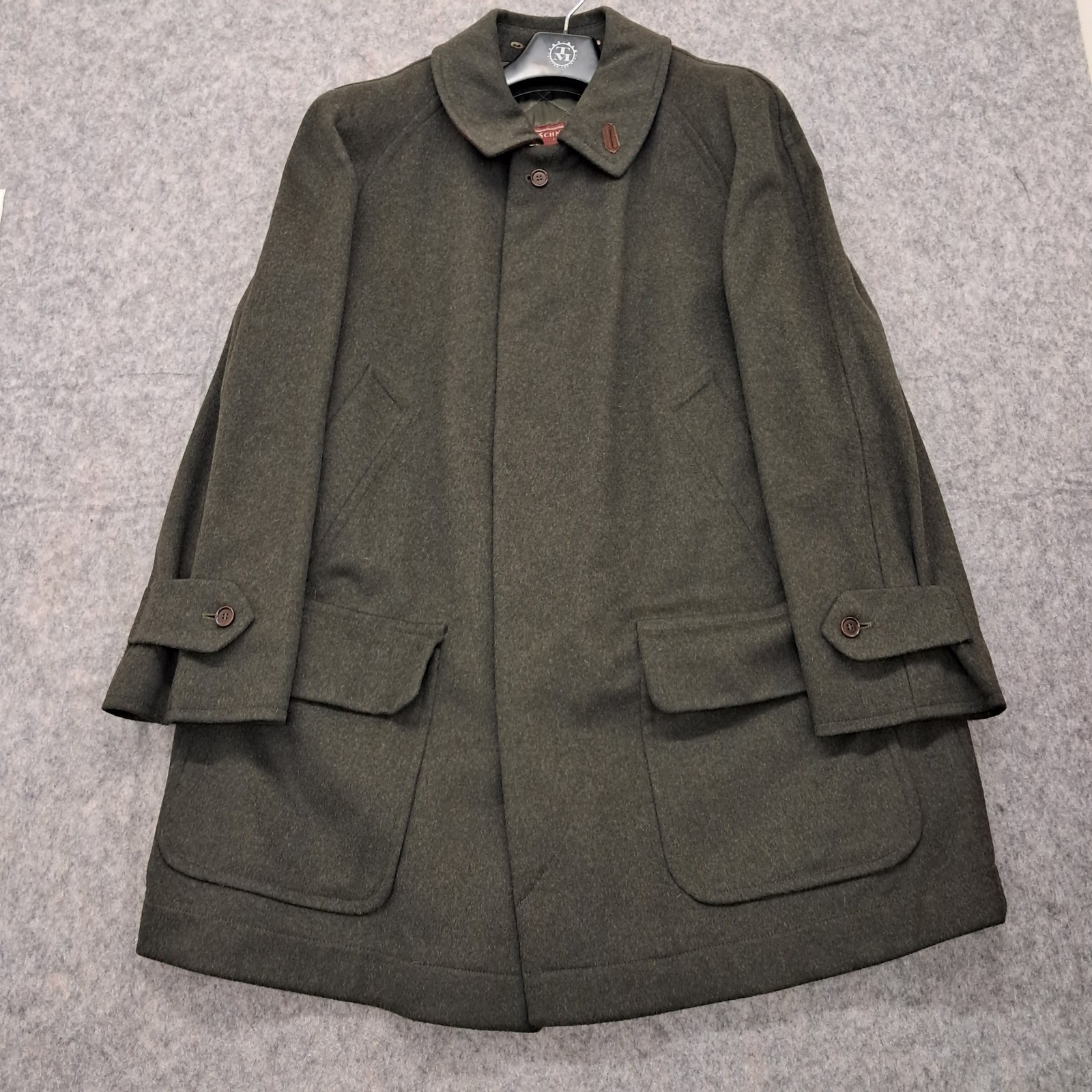 Schneiders Salzburg Loden Coat Austrian Alpine Country Wool Alpaca EU 48 UK 40