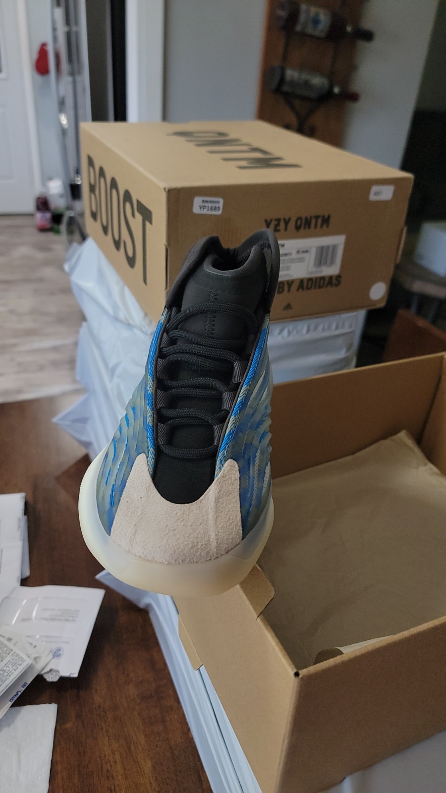 Adidas Yeezy Quantum ‘Frozen Blue’ GZ8872 New Size 5