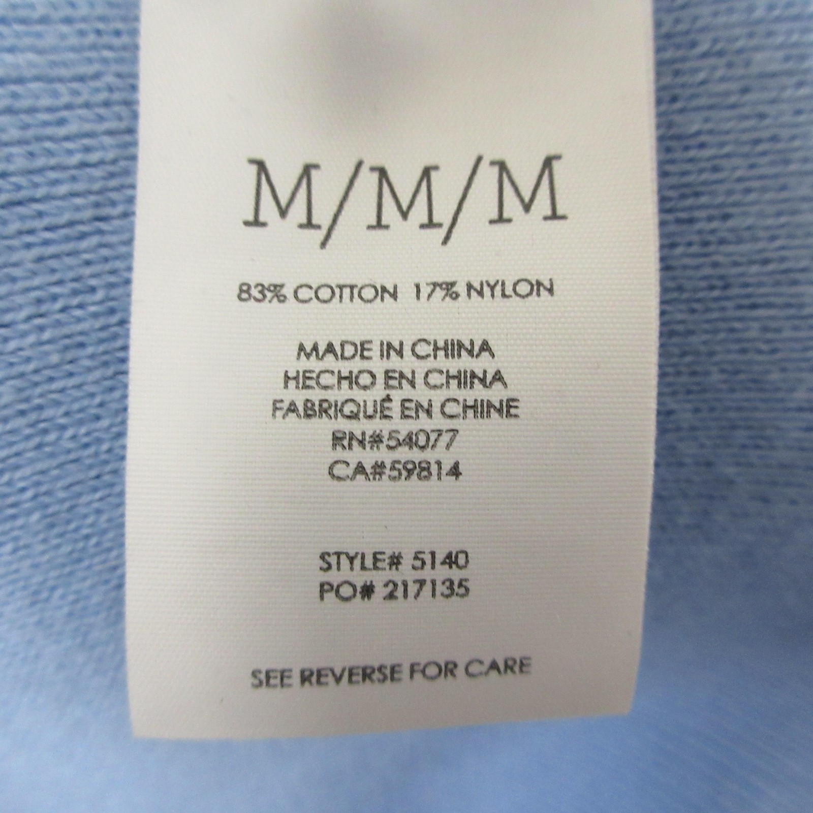 Cabi Cardigan Sweater Womens Medium Blue V Neck Button Front Split Back Knit