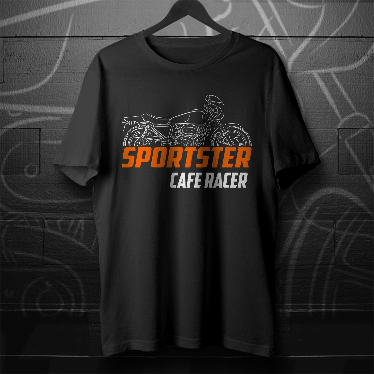 For Harley-Davidson XLCR Cafe Racer 1000 1977-1979 fans – Motorcycle T-Shirt