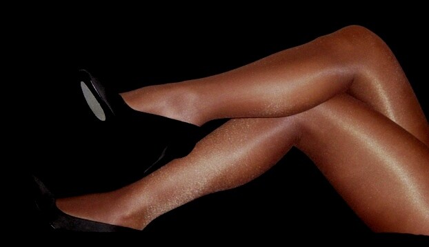 PEAVEY HIGH GLOSS TIGHTS SHINY Shimmer B C D Q Hooters Uniform Sheer 40 denier