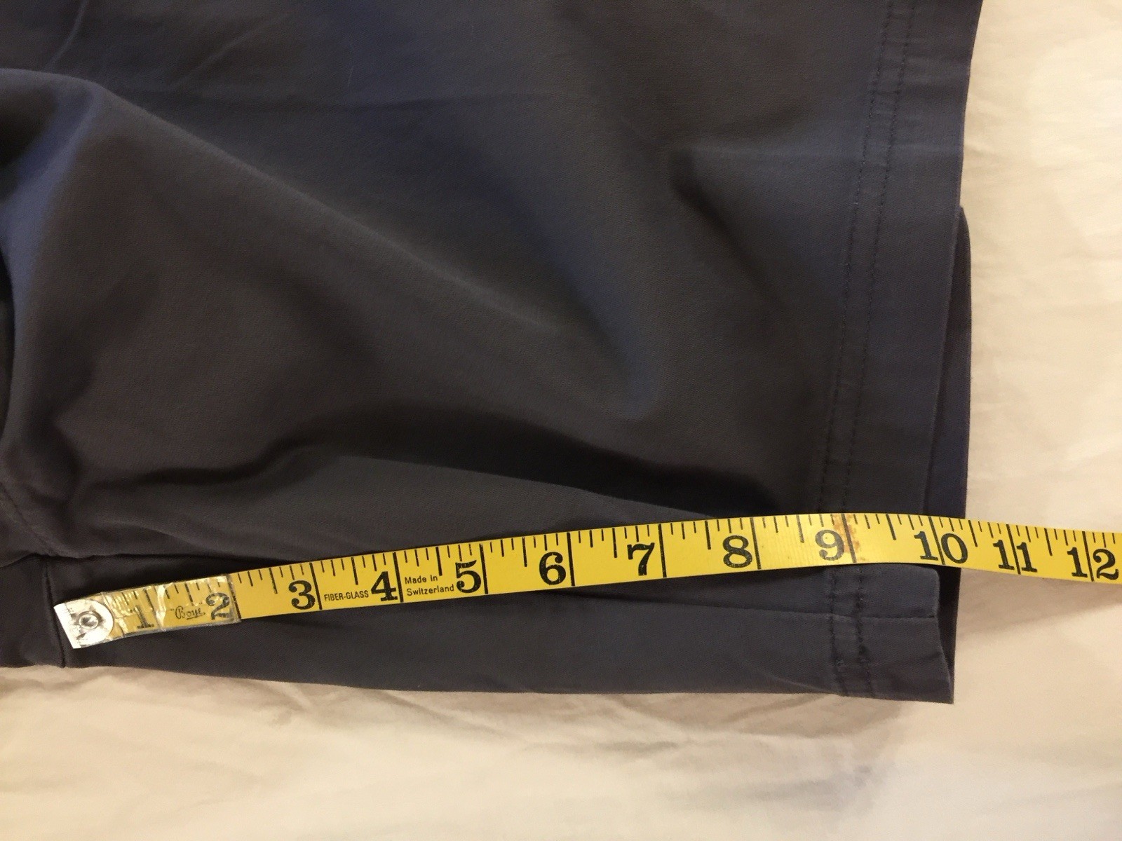 NWT Men Lee 98% Cotton 2% Elastane Short SZ 36 Extreme Motion Charcoal 104183503