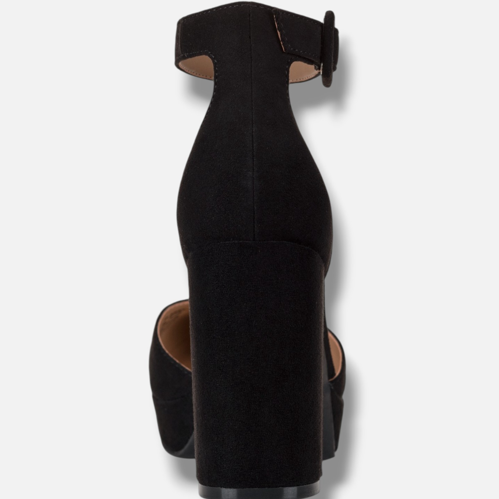 Sun + Stone Women’s Black Birdey Ankle-Strap Block-Heel Pumps Shoes Size 12M