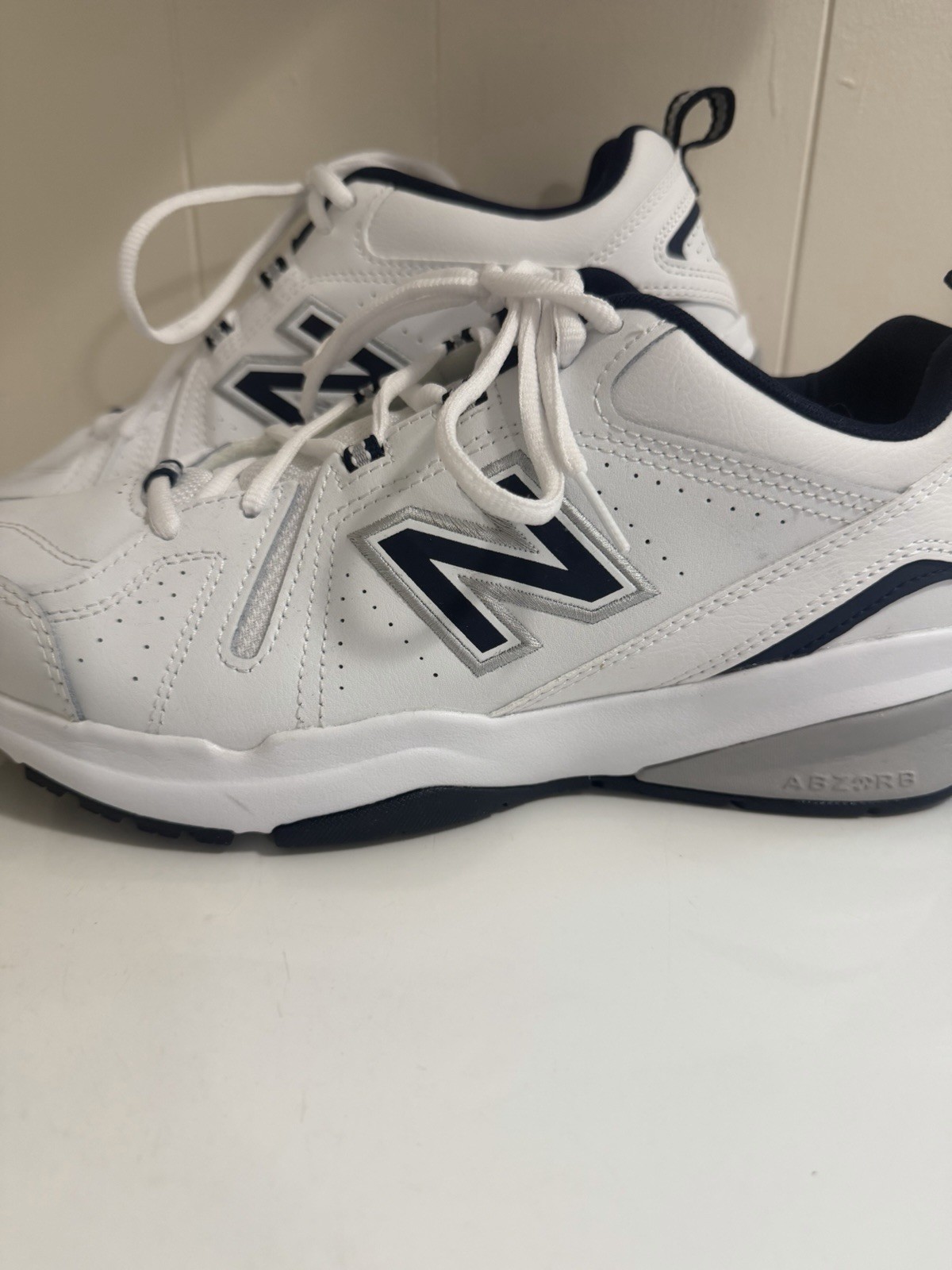 New Balance 608 v5 Men’s Leather Cross Trainers New White Size 9.5 D