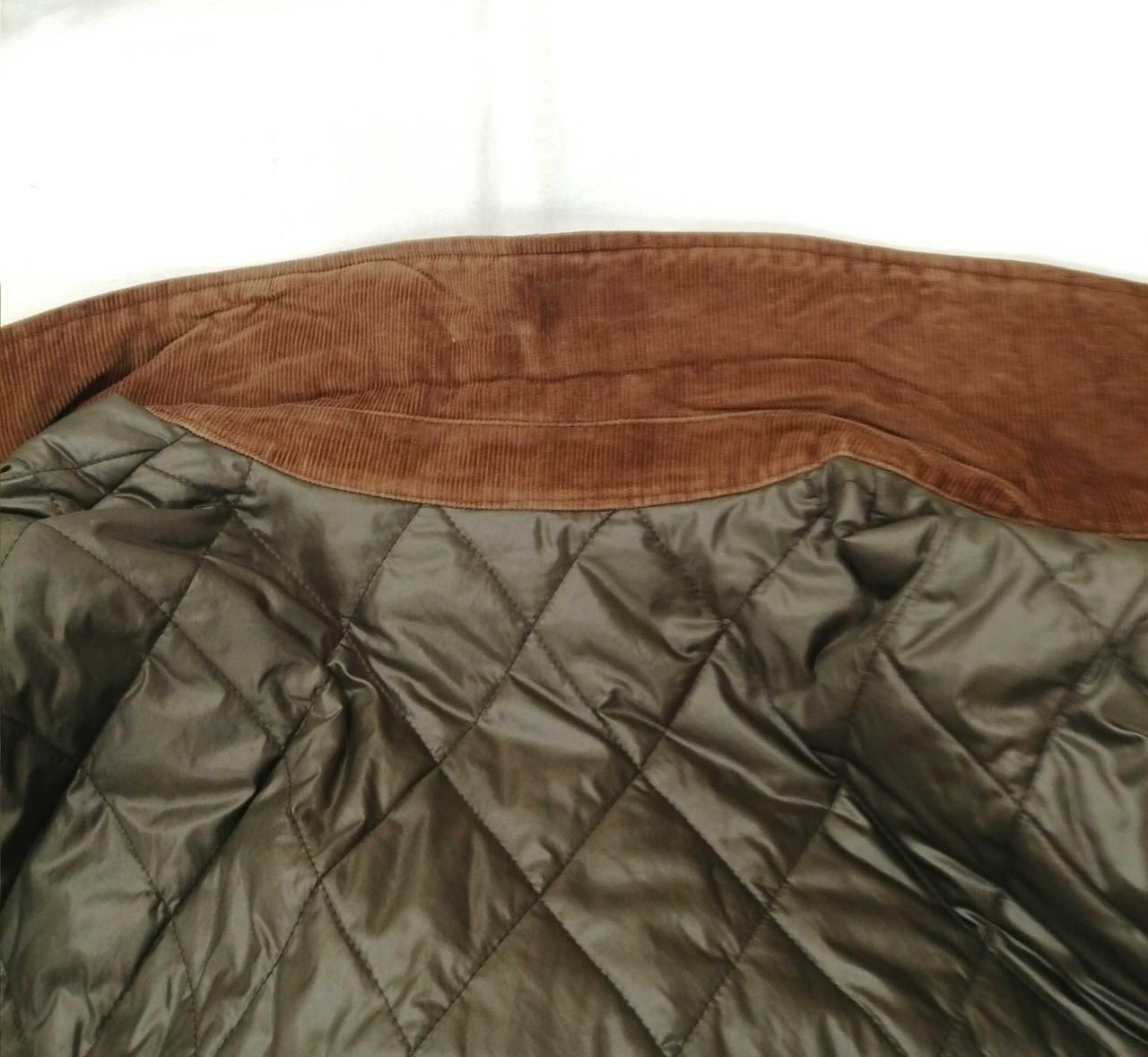 CANTERBURY Zip-up Quilted Blouson Brown Used