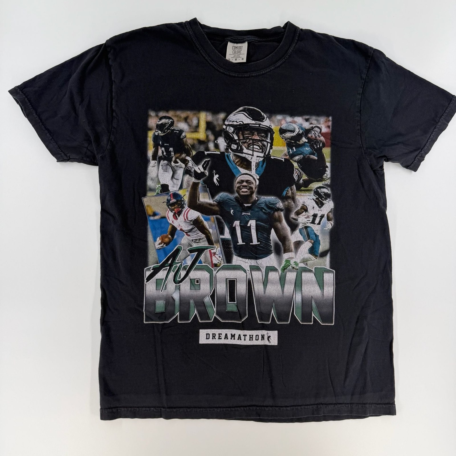 0704 Large A.J. Brown Philadelphia Eagles Dreamathon Graphic T-Shirt