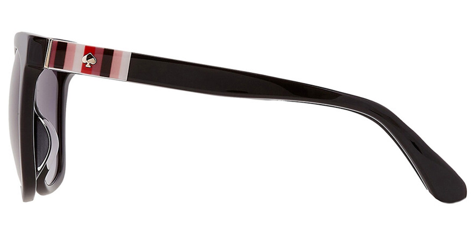 Kate Spade Kiya Women’s Black Squared Cat-Eye Sunglasses w/ Gradient Lens 08079O