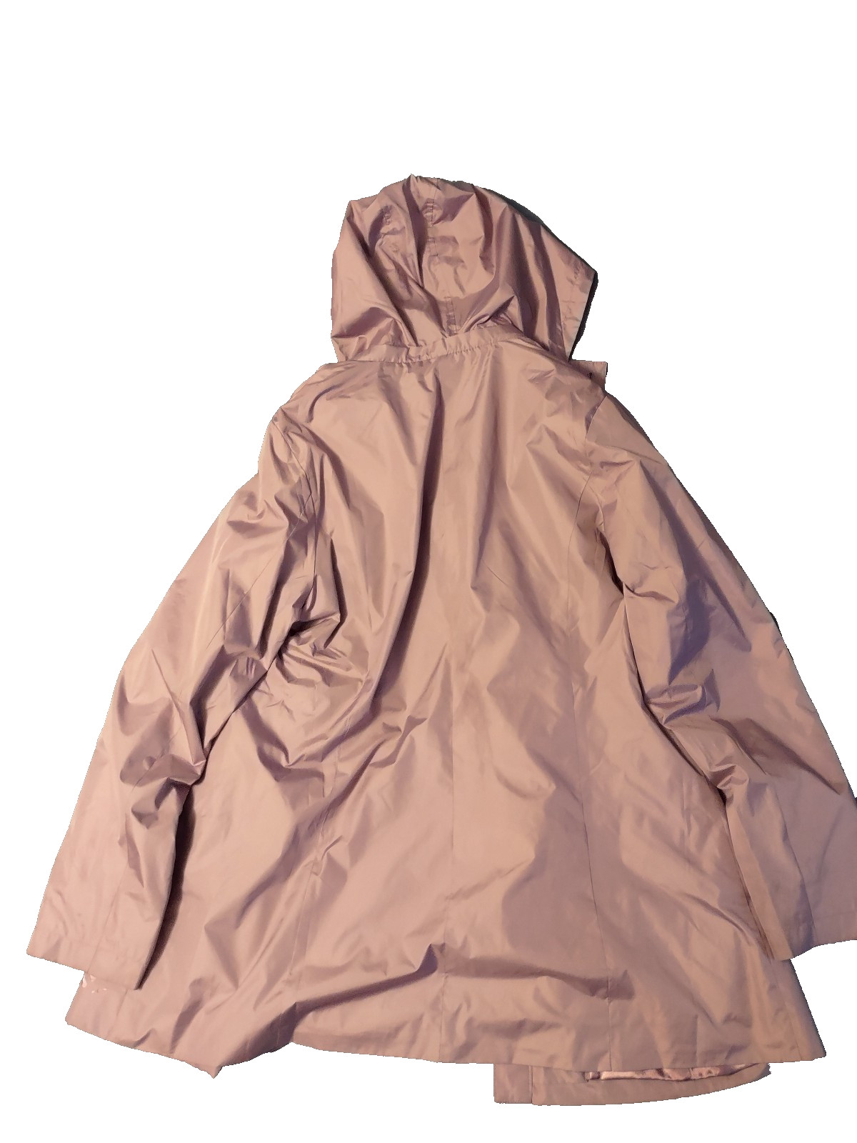Dennis by Dennis Basso pink raincoat womens medium