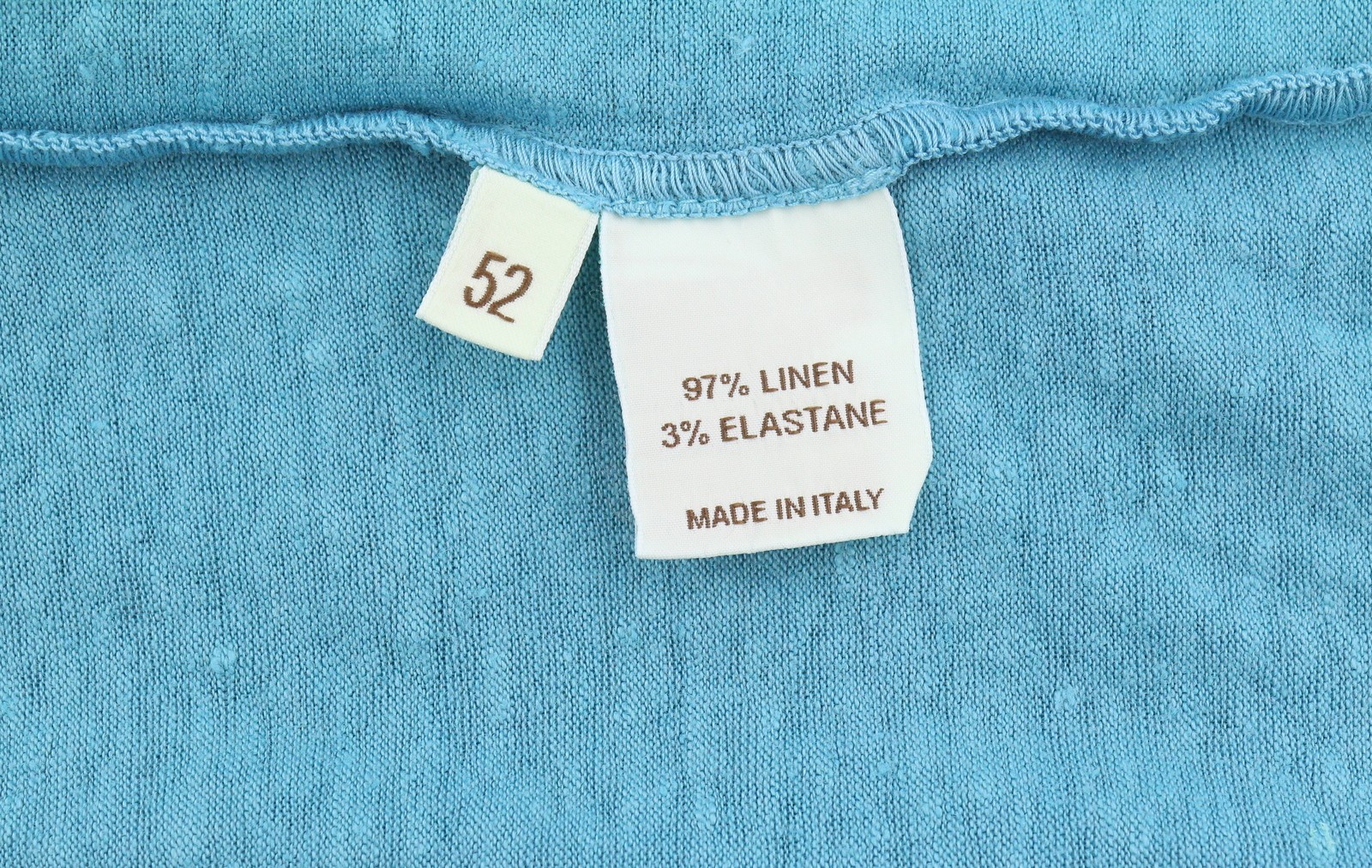 FILIPPO DE LAURENTIIS Skipper Men Polos IT52 L Blue Linen Blend Short Sleeved *