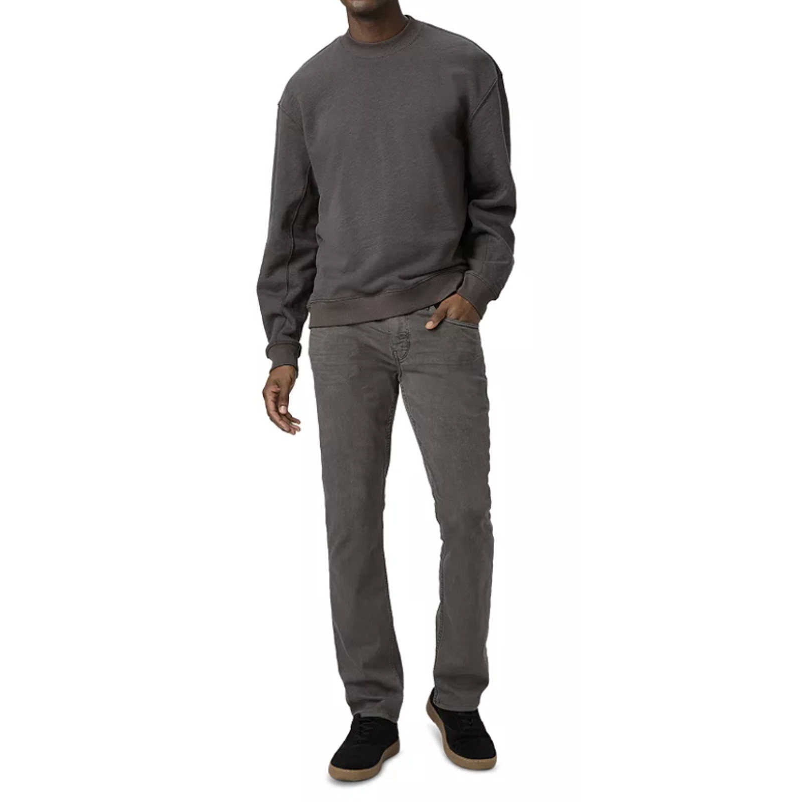Paige Men’s 31 Transcend Federal Vintage Volcanic Ash Slim Straight Jeans J12-2