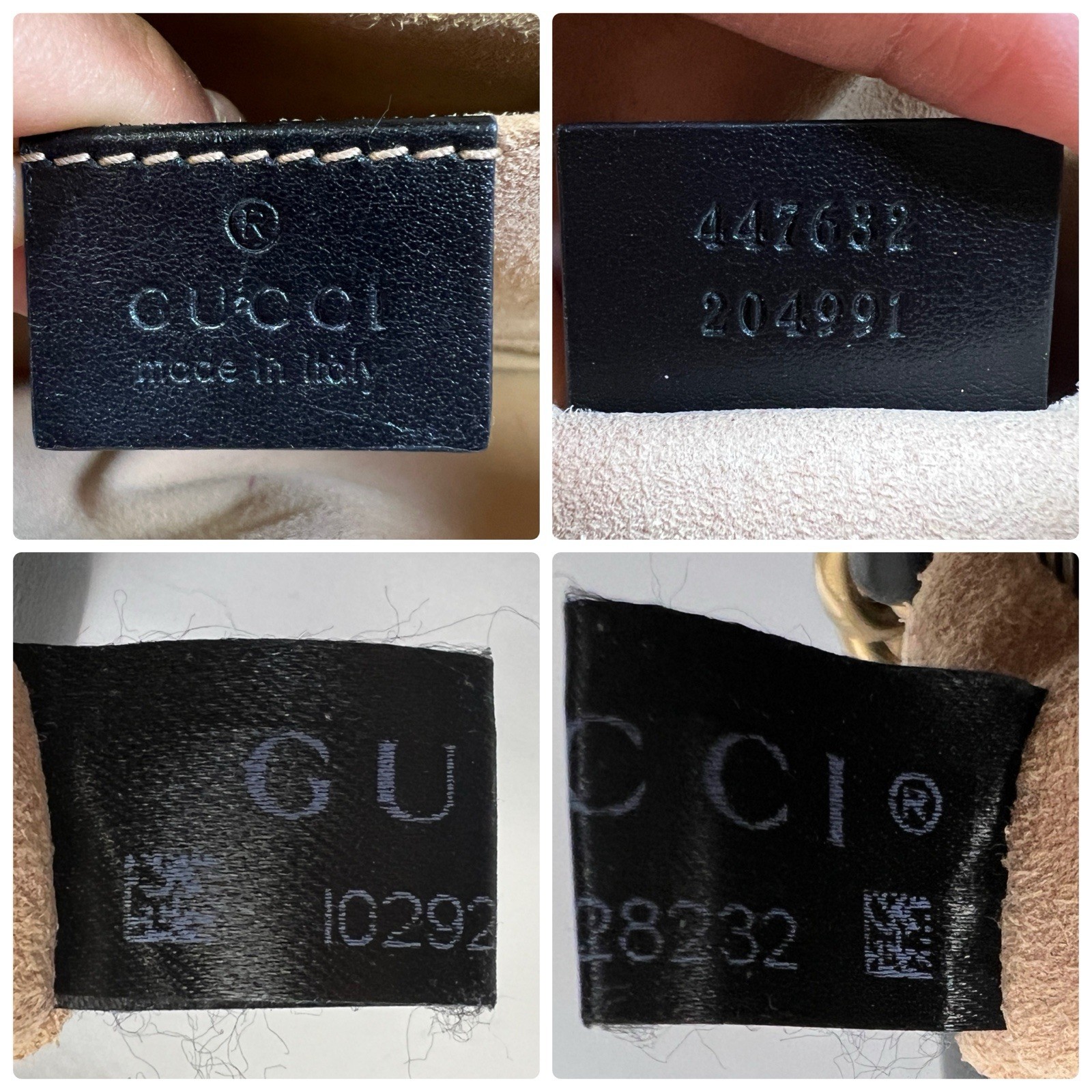 Gucci GG Matelasse Marmont Chain Leather Zip Camera Crossbody Bag Purse