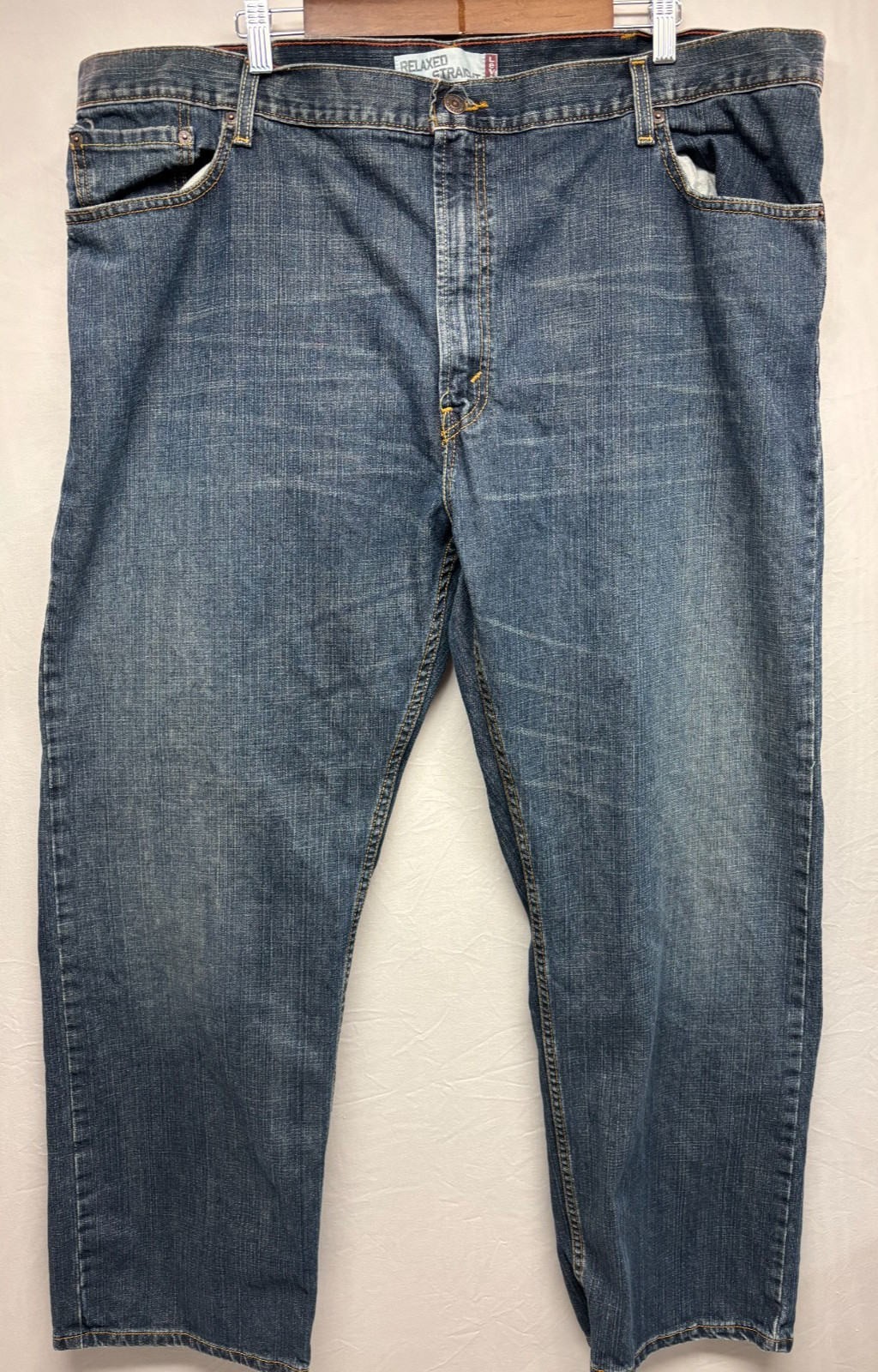 Levi’s 559 Straight Leg Jeans Men’s Denim Blue Relaxed Fit 5-Pocket W46 L32