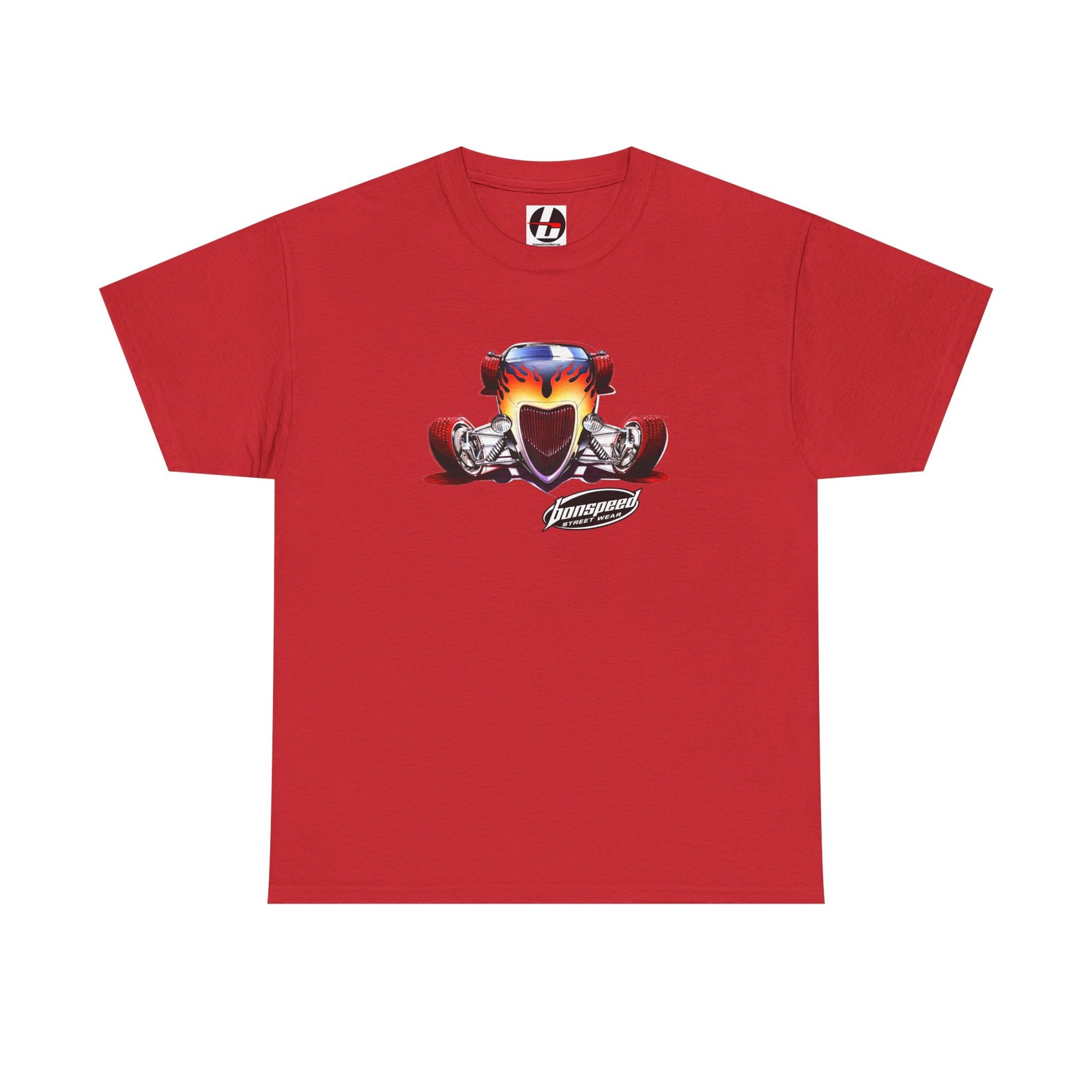 Fire Roadster Hot Rod T-Shirt | Michael Anthony Van Halen Graphic T-Shirt