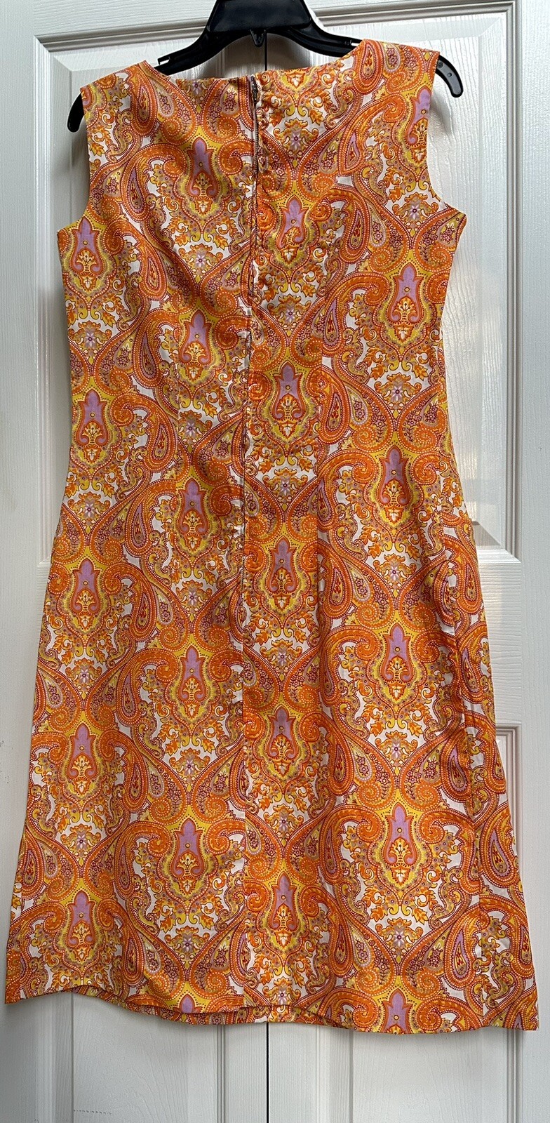 Vintage 1960s Shaker Square Bill Sims SZ 14 Mod Sheath Dress Never Worn/Washed