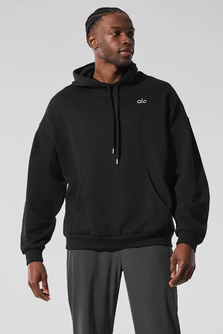 AIo Yoga Black Accolade Hoodie in Size Small