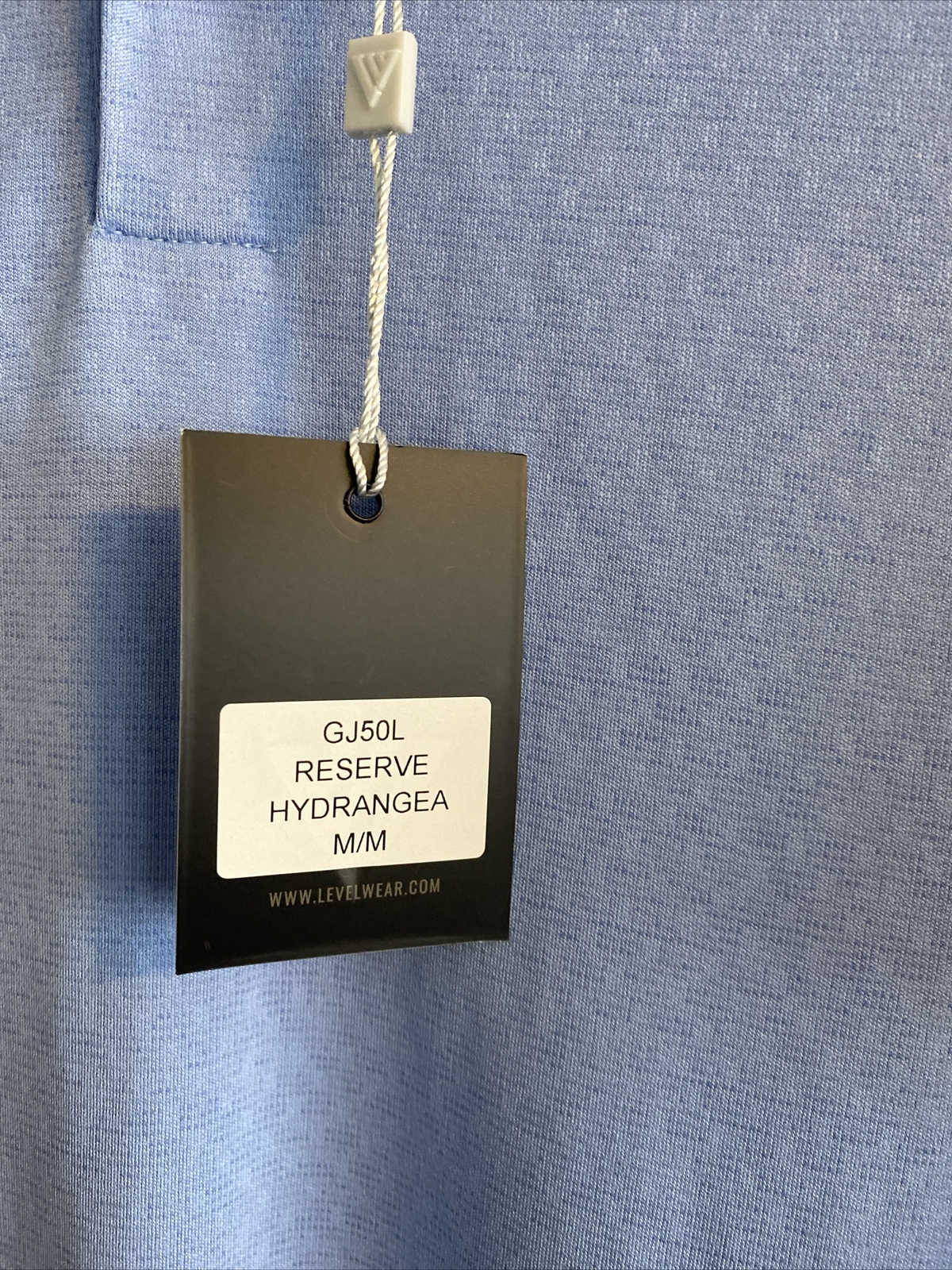 NWT Level Wear Golf Polo Reserve Men’s Size Medium Blue Athletic Activewear