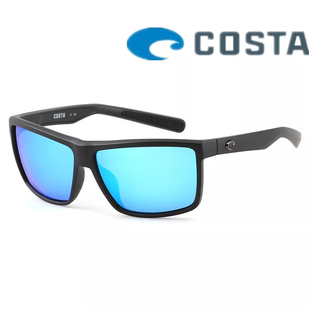 Costa Del Mar Rinconcito Matte Black/ Blue Mirror Polarized Lenses Sunglasses