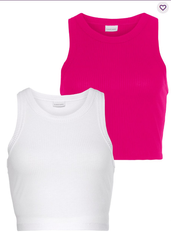 2 pk crop tank tops