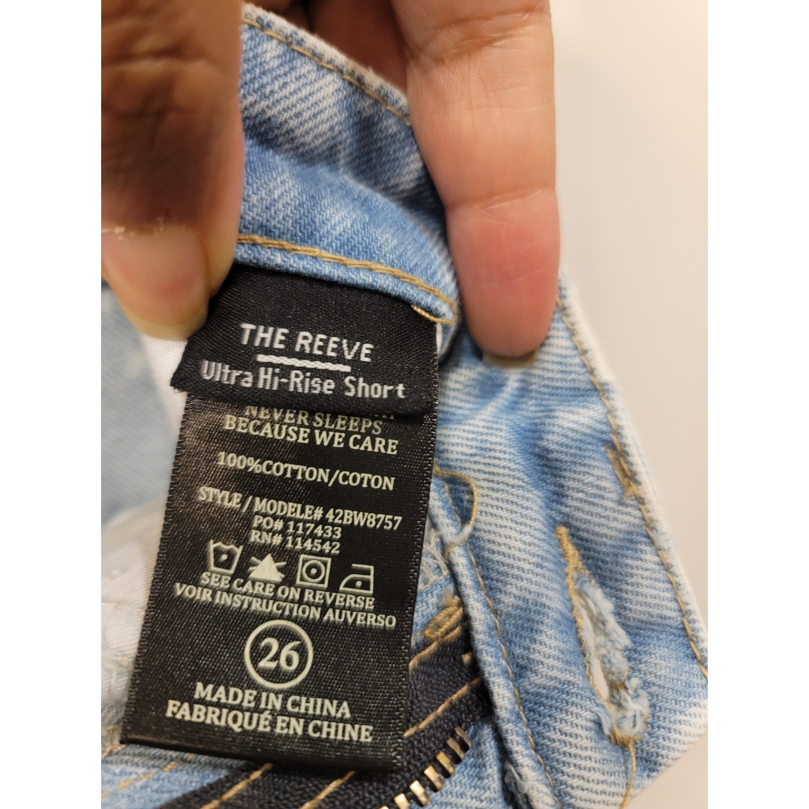 Blanknyc The Reeve High Rise Short