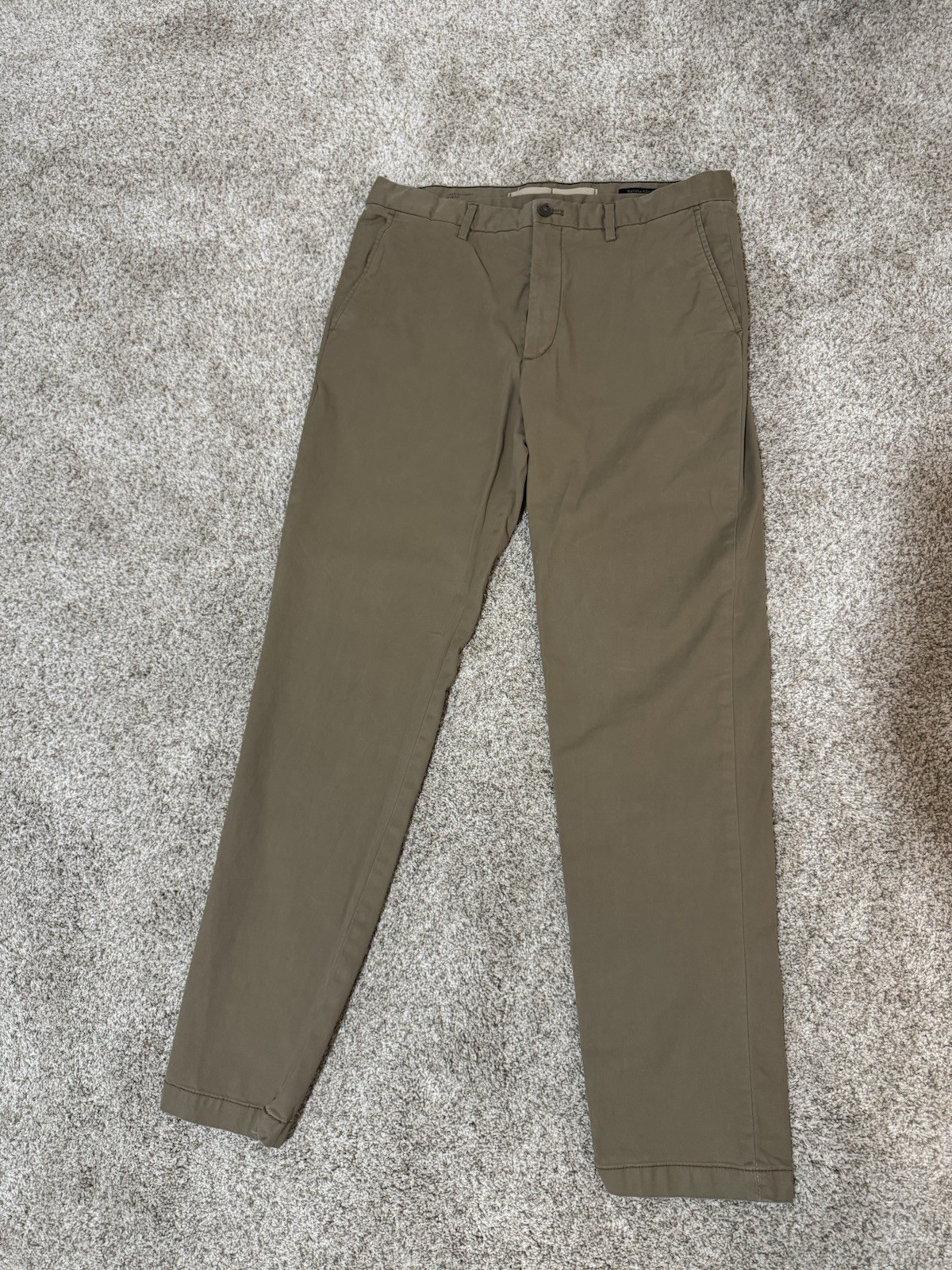 Banana Republic Men’s Slim Fit Chino Pants 35×34 Tan Khaki Casual Dress Pants