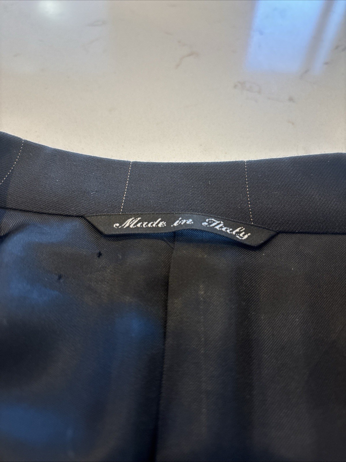Canali Super 120s Wool Suit Italy IT 52 US 42 Black Lined