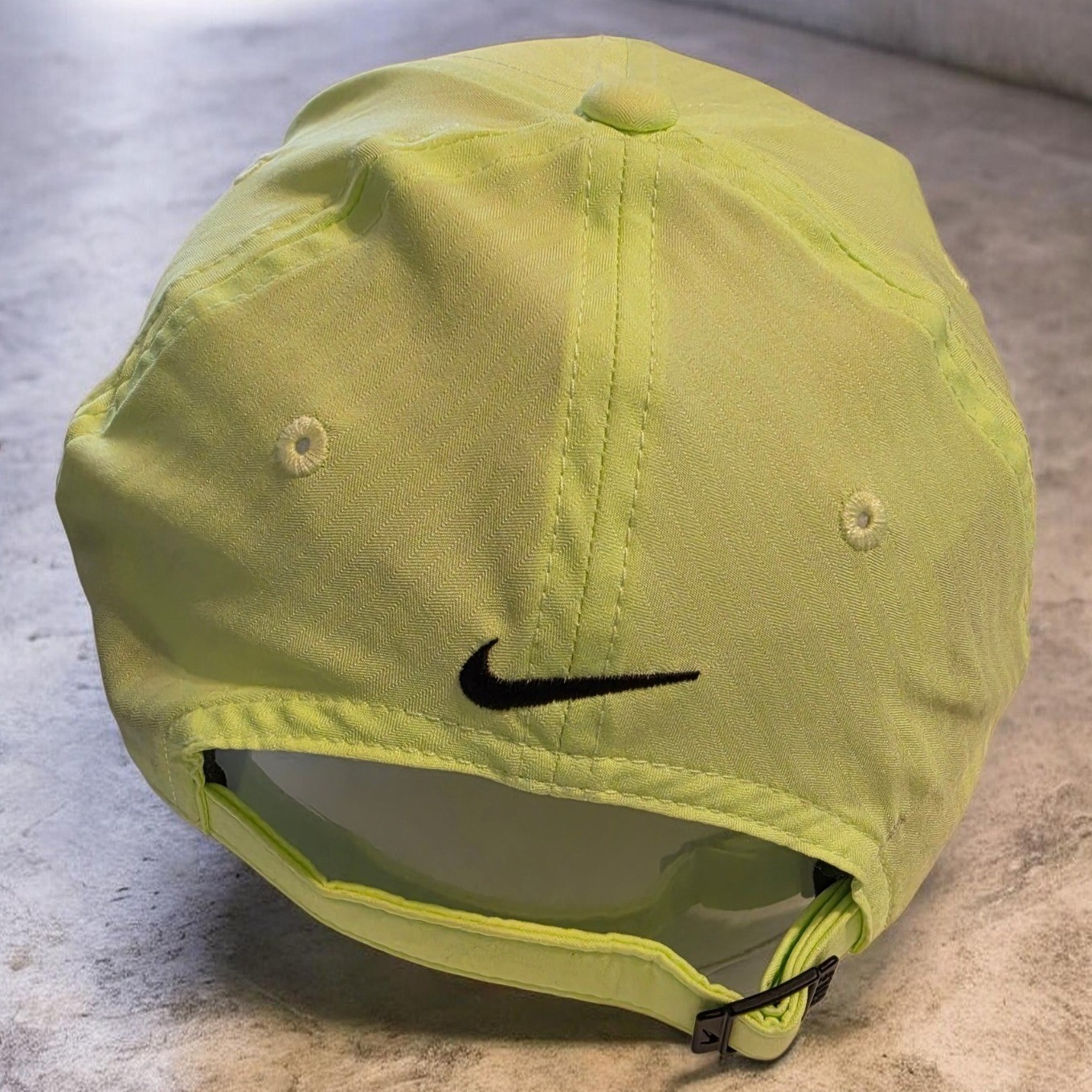 Nike Legacy91 Dri-FIT Hat Mens Neon Yellow Adjustable Swoosh Golf Cap