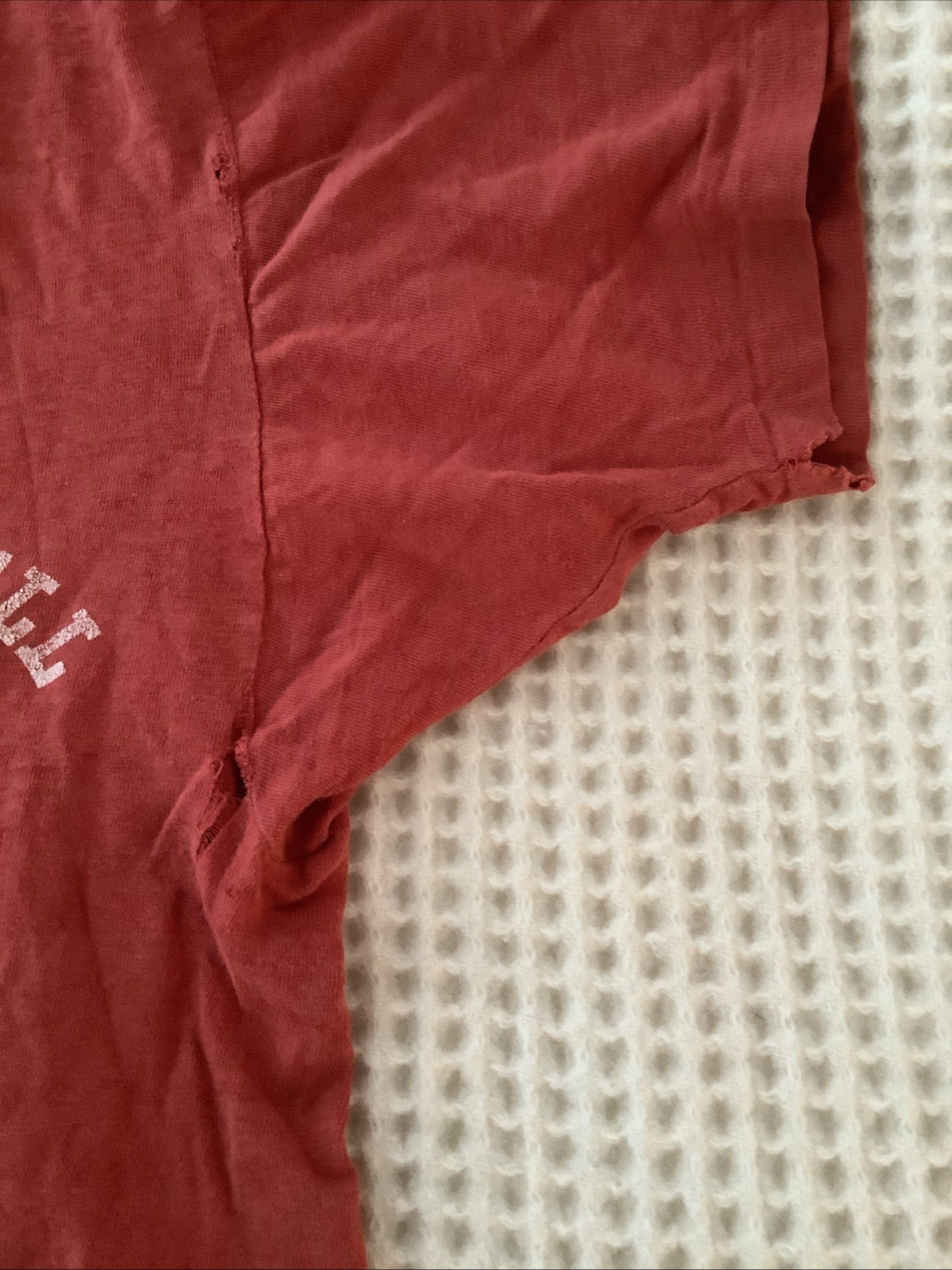 1950s Champion Running Man Cornell University Sleep Shirt Long T-Shirt ~ Rare!