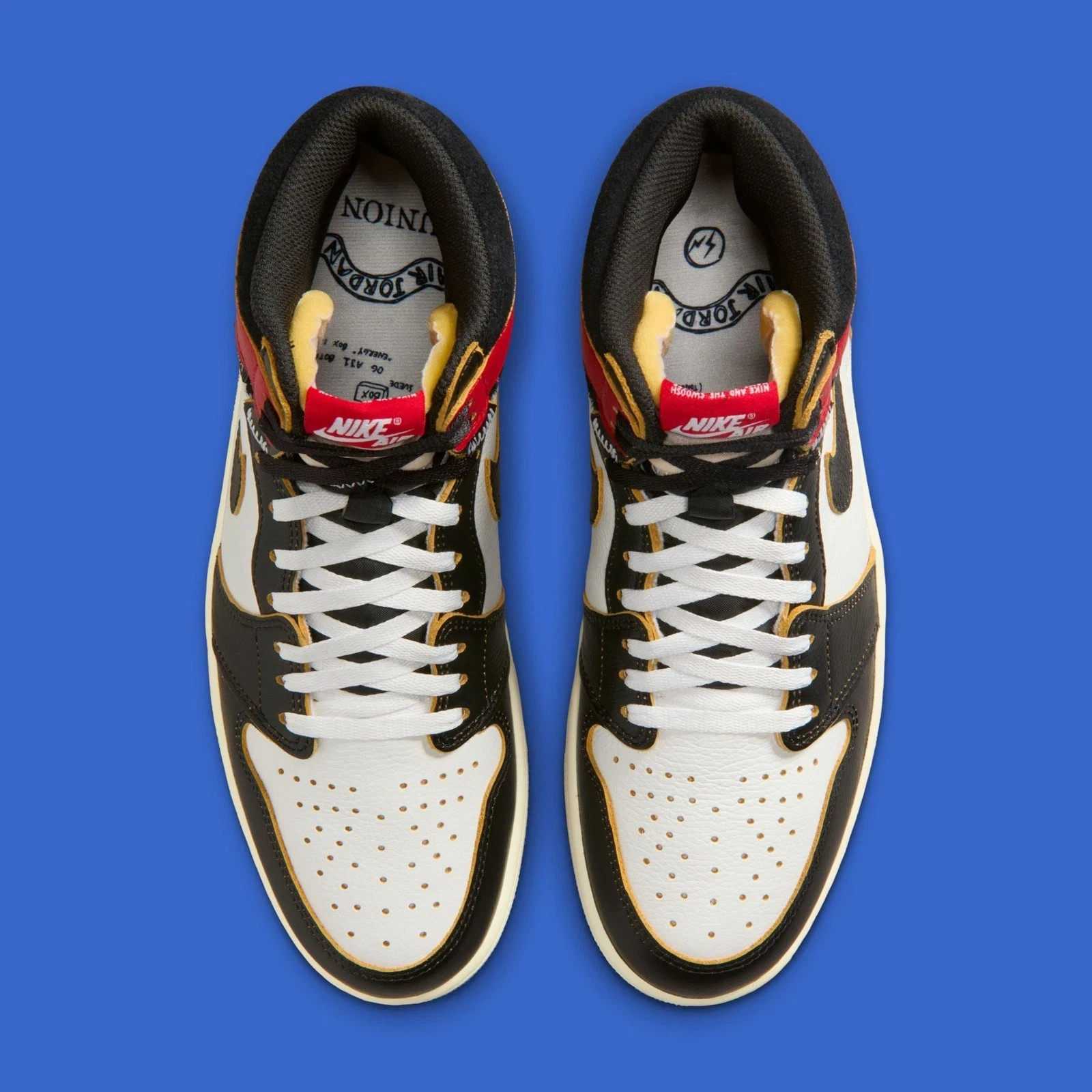 fragment design × UNION × Nike Air Jordan 1 High OG IO7847-002 Men’s US3-14 New