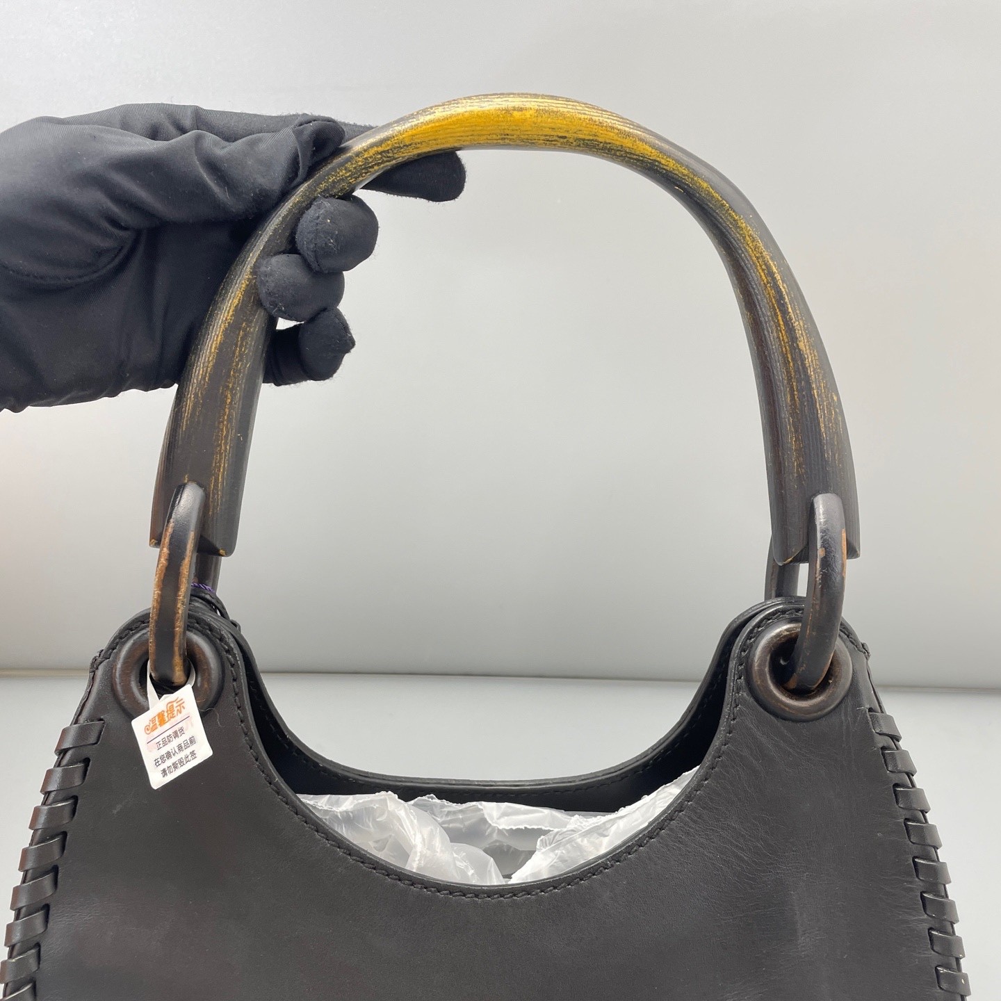 Gucci Pre-Owned Authentic Underarm Bag Black 29*23*11cm Free Tracked Shipping