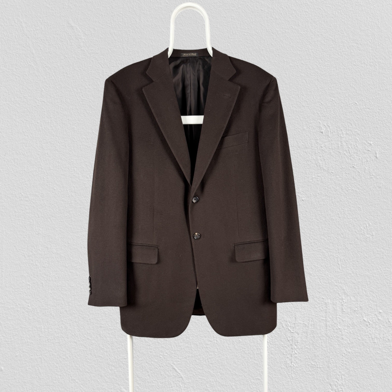 Pal Zileri Brown 100% Wool Blazer Jacket Made in Italy Bemberg Cupro Mens UK 40