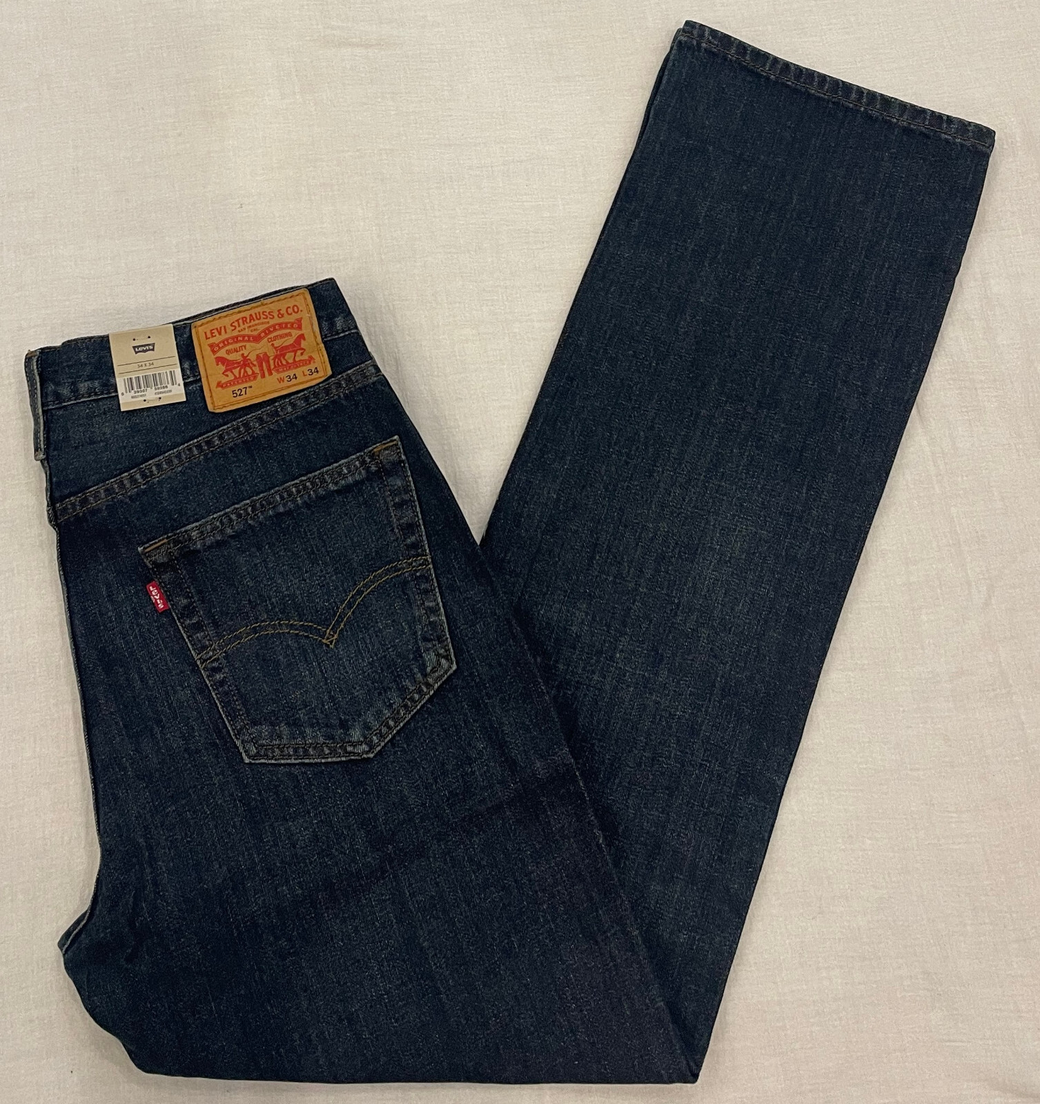 Levis 527 Slim Bootcut Mens Jeans Dark Blue Sizes: 32, 33, 34, 36 Levi #4257