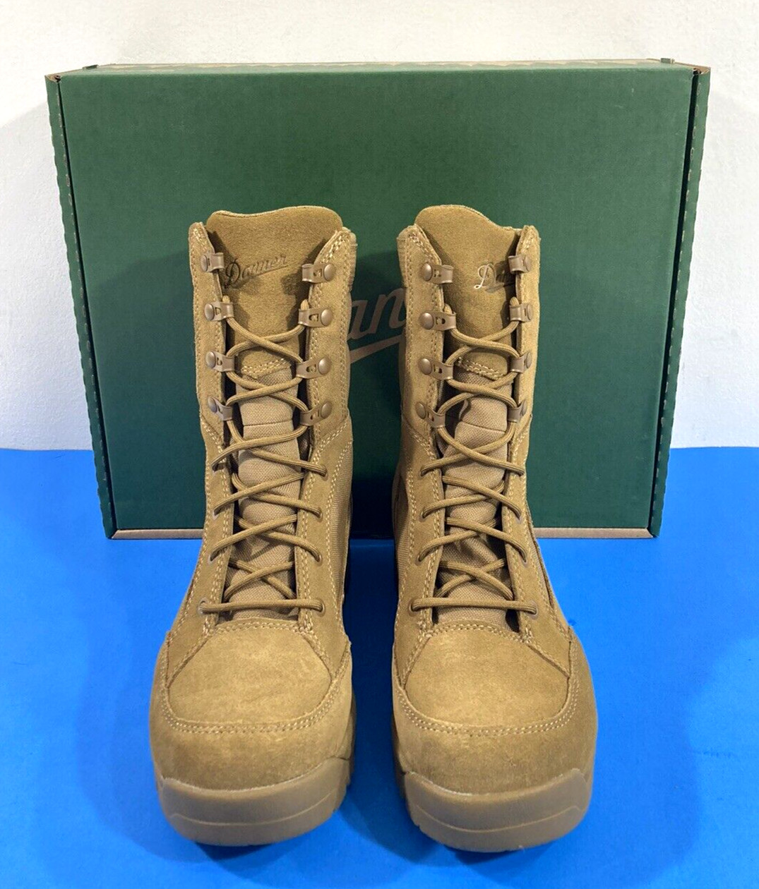 9 WIDE NIB WOMENS DANNER 22311 PROWESS BOOTS COYOTE 9 WIDE