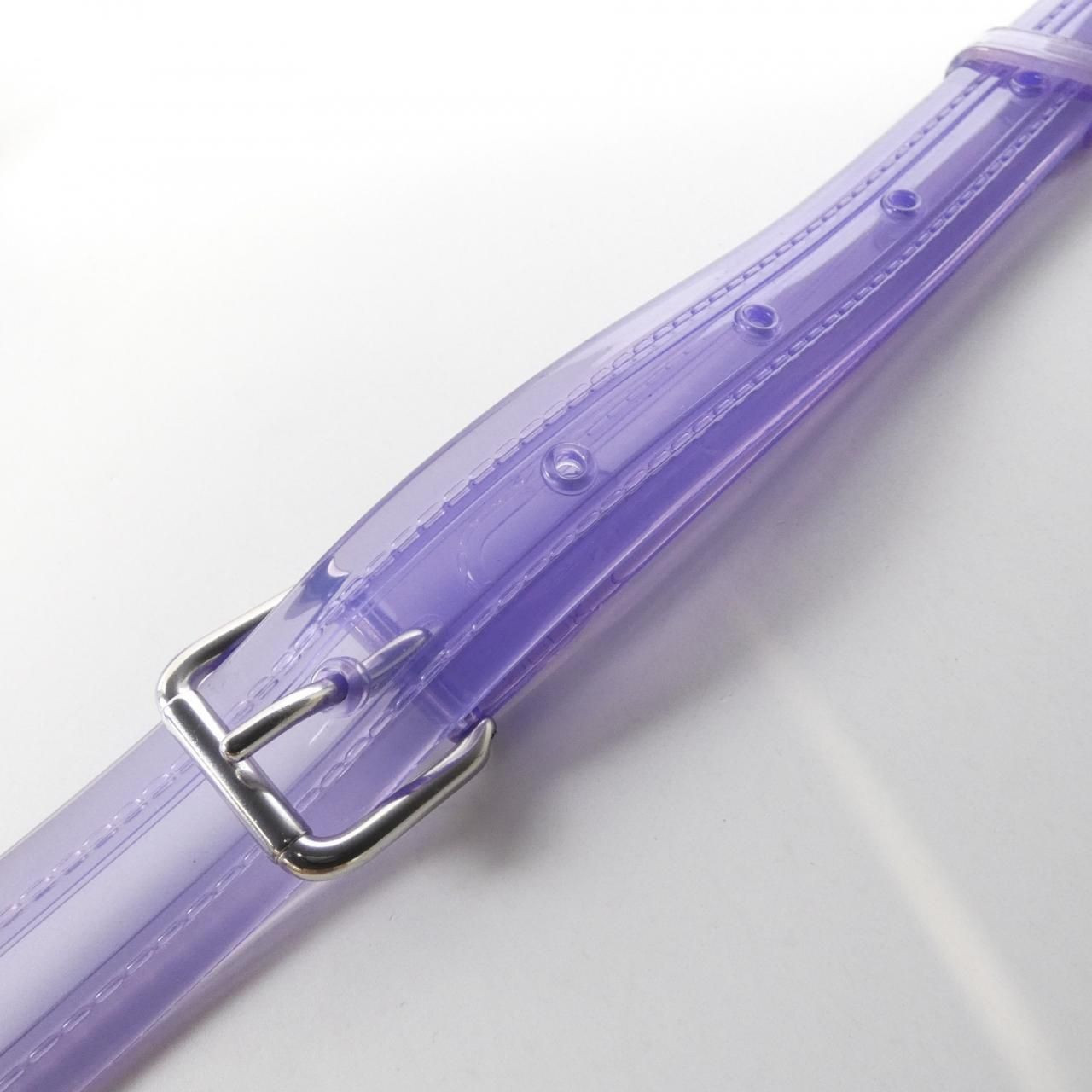 COACH Jelly Tabby CH748 purple PVC Clear 2Way Shoulder Bag Charm NWOT