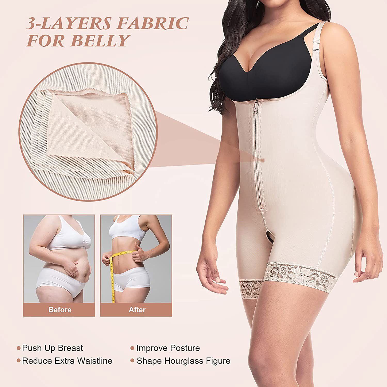 Women Tummy Control Post Surgery Compression Garment BBL Stage 2 Fajas Shapewear