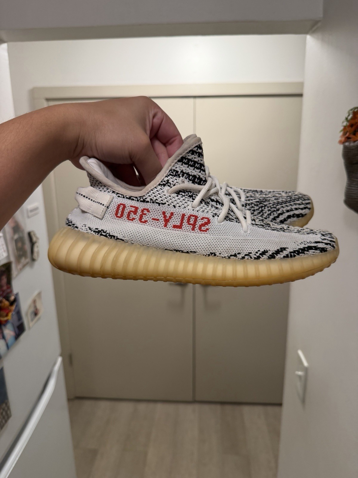 Adidas Yeezy Boost 350 V2 Low Zebra Men’s Size 7.5