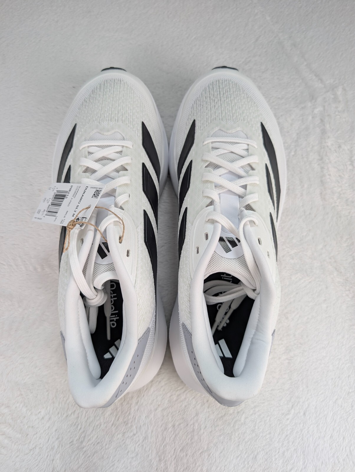 Adidas Duramo SL2 Running Sneakers Mens sz 12 White Black Halo Silver NIB.