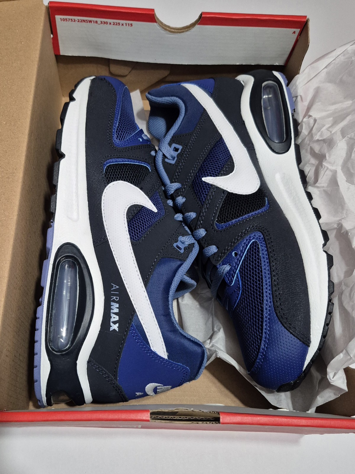 Multisize Nike Men’s Air Max Command 629993 410 Obsidian/Deep Royal Size 9.5