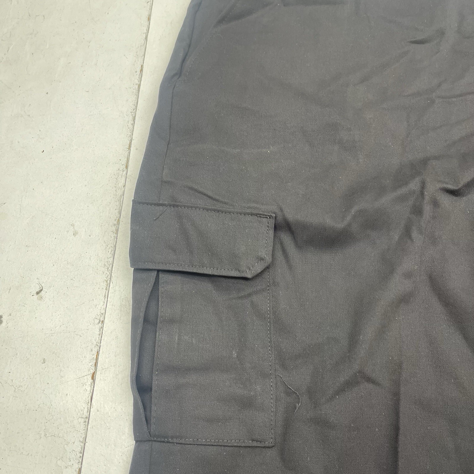 Red Kap Black Industrial Wrinkle Resistant Cargo Pants PT88BKN Mens Size 48x34L
