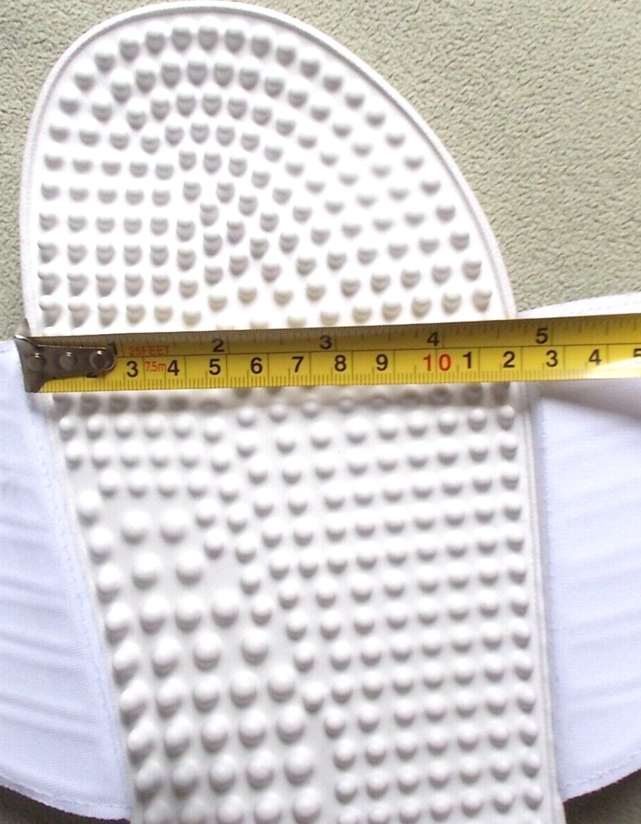 adidas Adissage Slides Sandal, White/Black/White, 18 US Men, $35 NEW