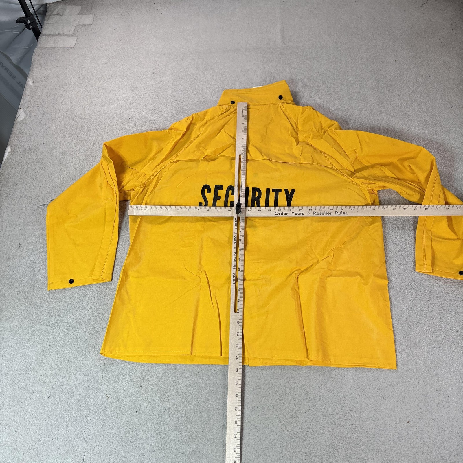 Neese Rain Jacket Mens Medium Yellow Security PVC Polyester 1600JH Coat New