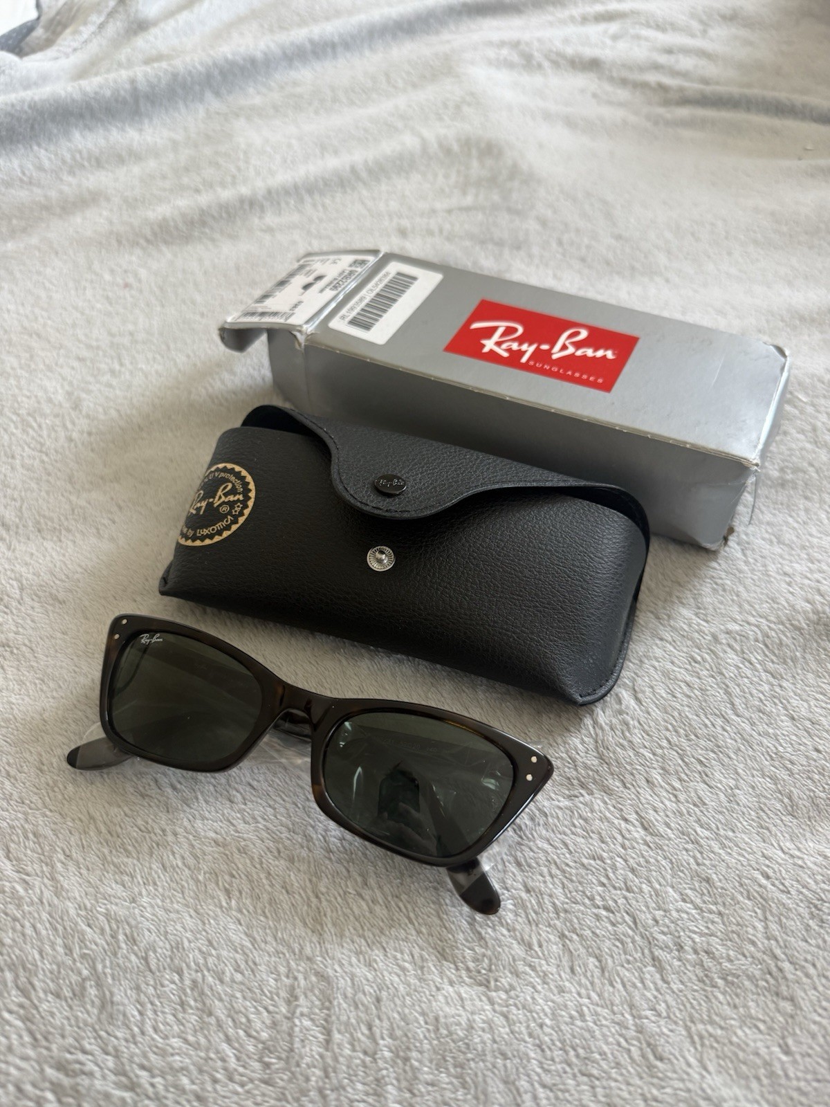 Ray-Ban ORB2299 Lady Burbank Sunglasses in Havana Green