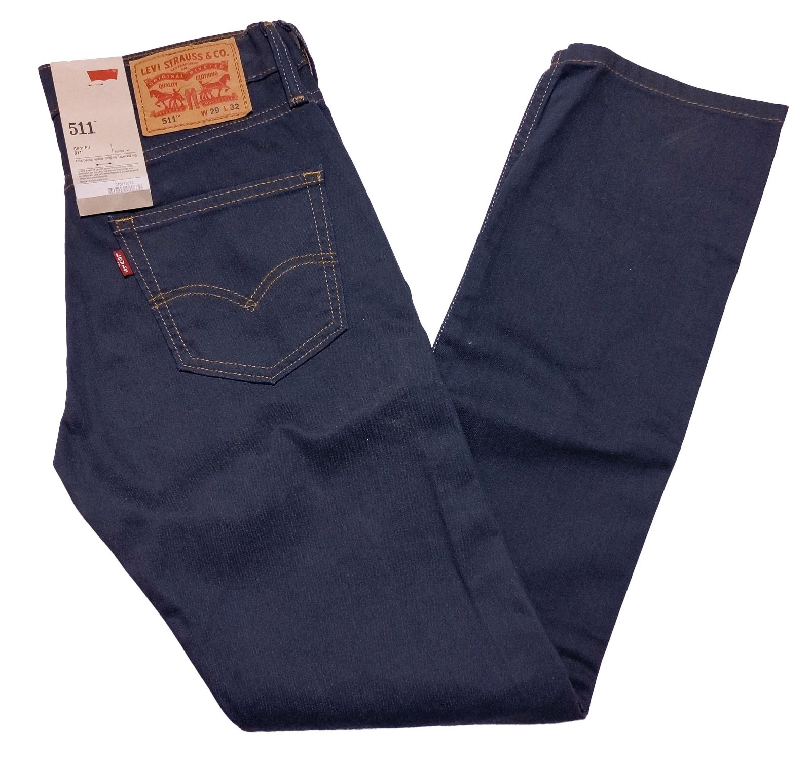 LEVI’S 511 Men’s Slim Fit Denim Blue Jeans 045110019 Waist 29 Length 32 ~ New